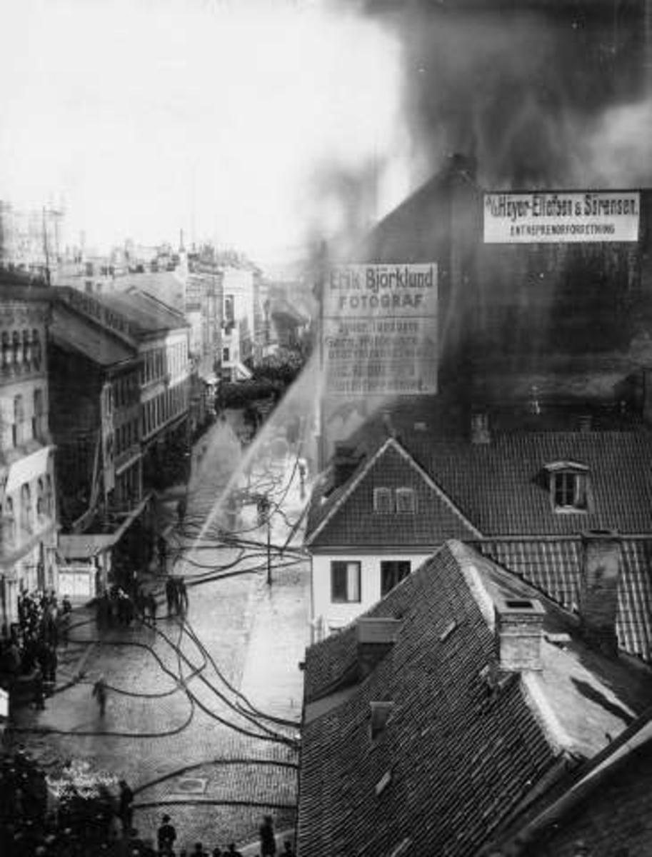 Anders Beer Wilse, Brann