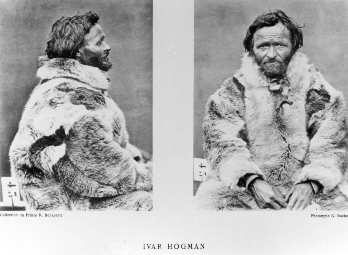 G. Roche, Roland Bonaparte sin samling. Portrett av Ivar Hogman. Inngår i Bonapartes sameportretter som nr. 43. Bonaparte