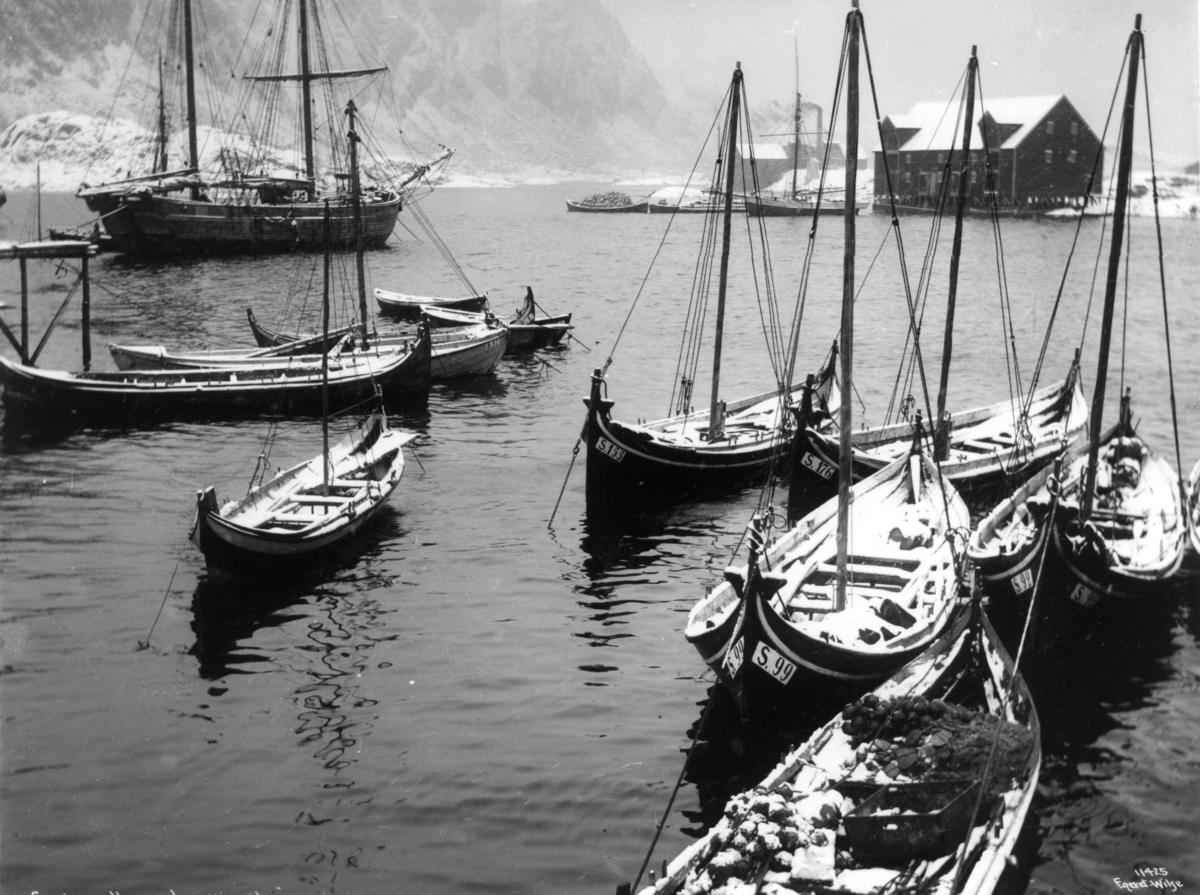 Anders Beer Wilse, Fiskebåter, Vågan