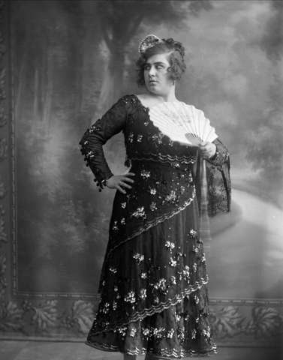 Gustav Borgen, Portrett, opera, sopran, Kathinka Storm.