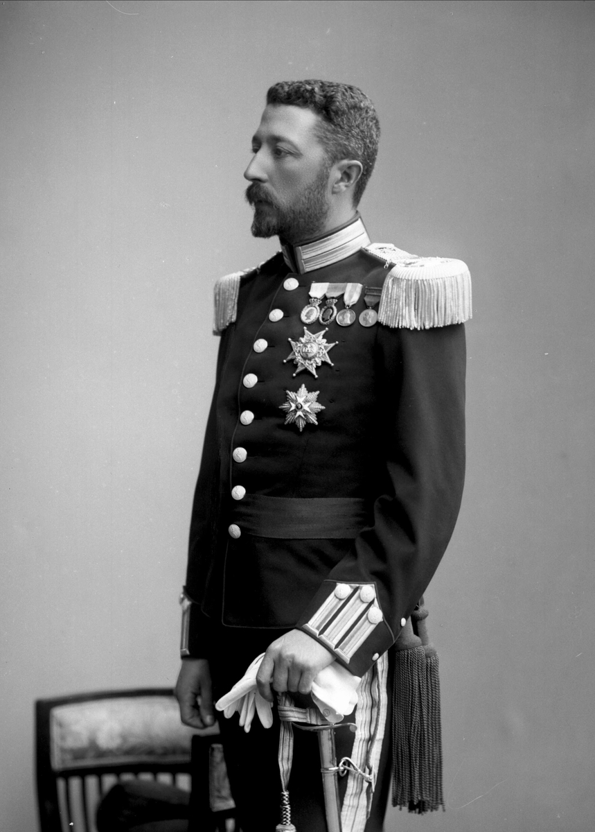 Gustav Borgen, Portrett, prins Eugen i uniform.