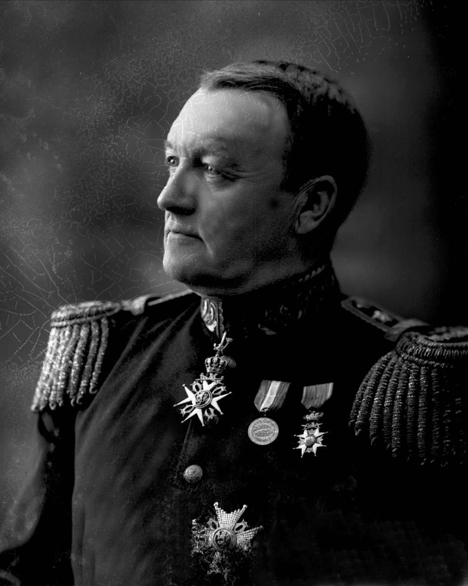 Gustav Borgen, Portrett av Jens Kristian Meinich Bratlie som generalkrigskommisær.