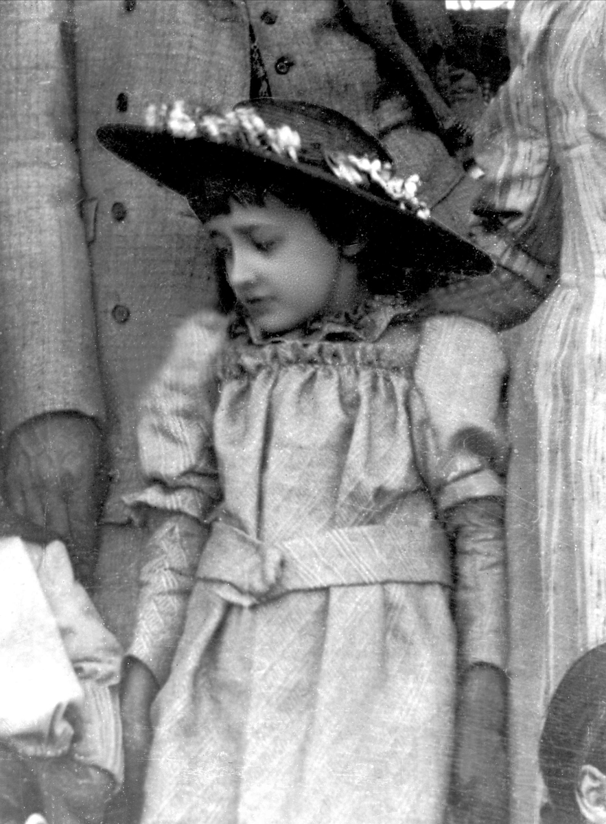 Gustav Borgen, Avfotografering. Portrett, Signe Franziska Larsen (1886-1894).