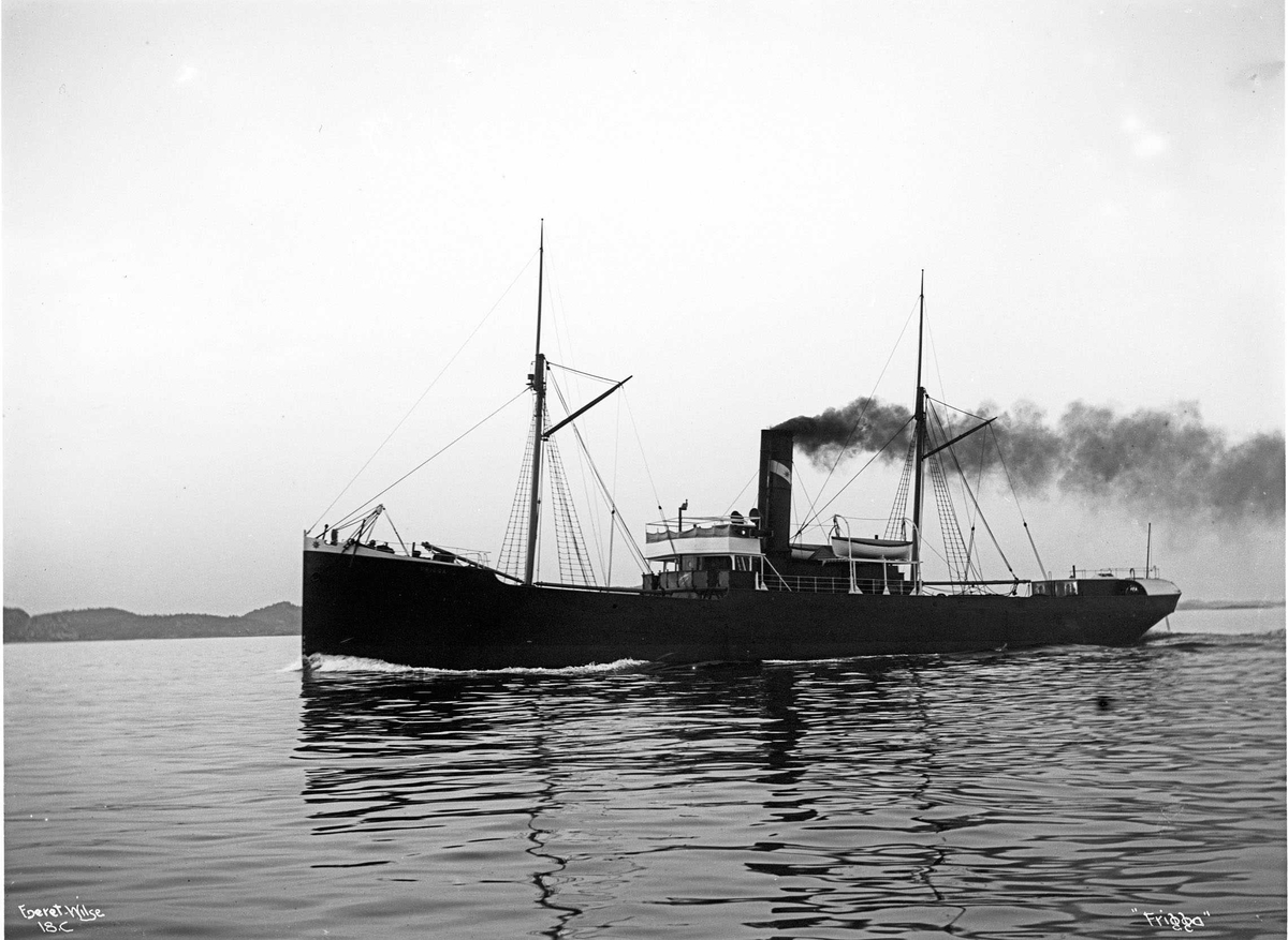 Anders Beer Wilse, D/S Frigga. Østl. Loyd. 24.04.1901