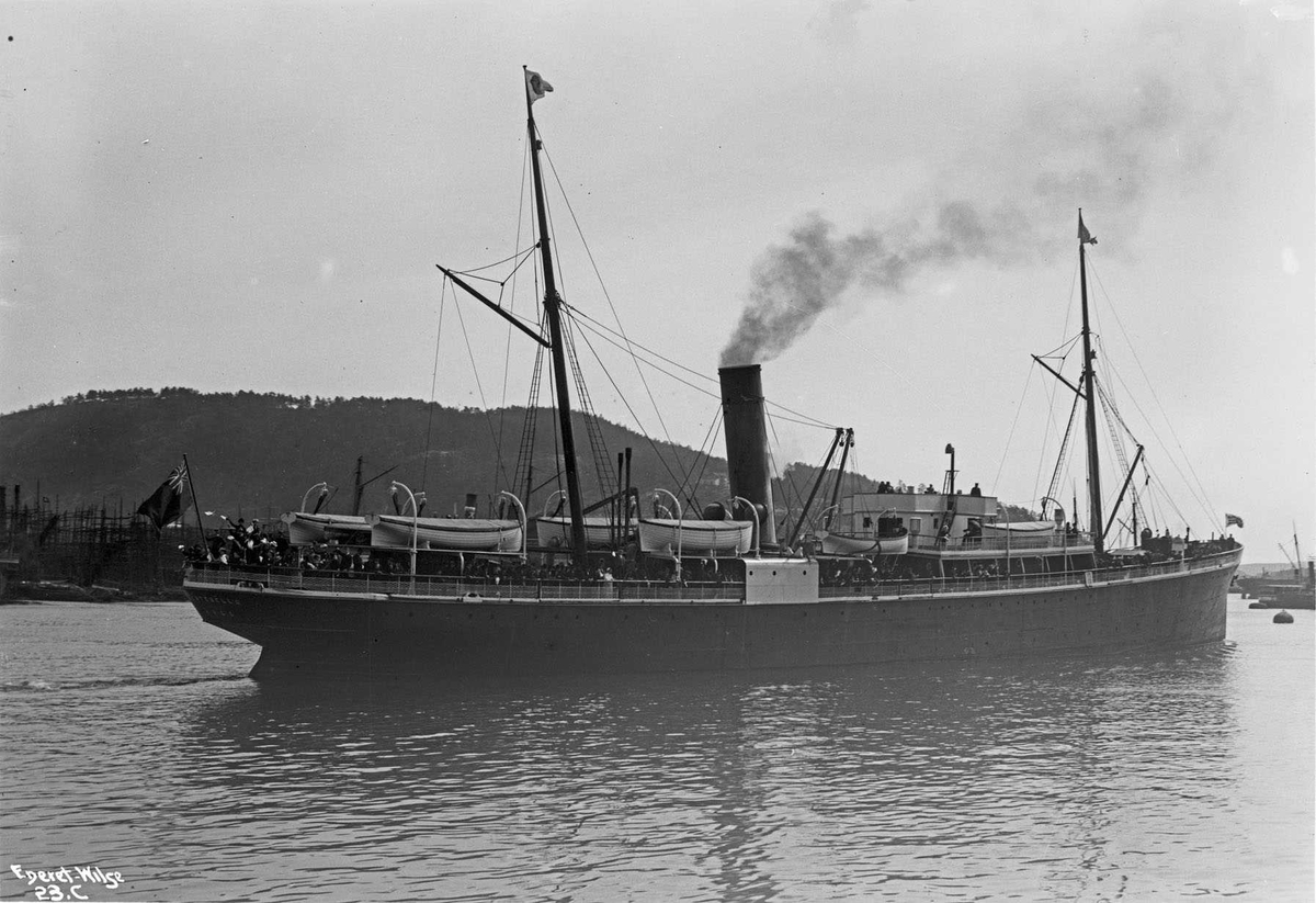 Anders Beer Wilse, D/S Montebello (b. 1890, Richardson Duck & Co, Stockton)