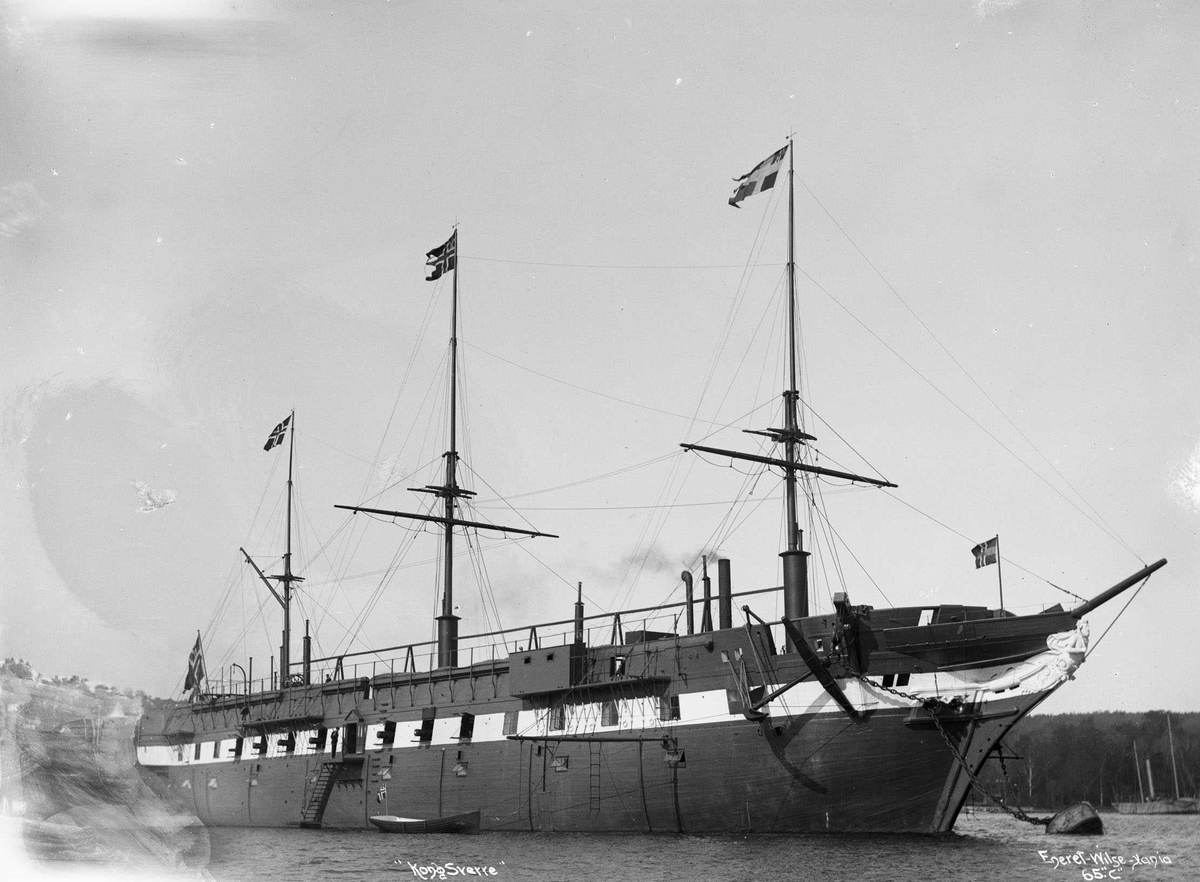 Anders Beer Wilse, Kong Sverre (b. 1860, Karljohansvern verft, Horten), dampfregatt