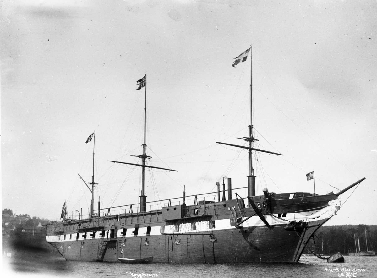 Anders Beer Wilse, Kong Sverre (b. 1860, Karljohansvern verft, Horten), dampfregatt
