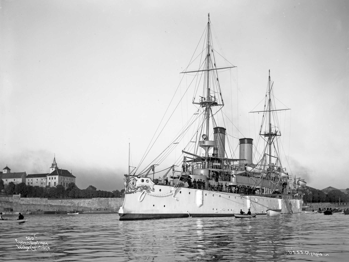 Anders Beer Wilse, Olympia (b. 1892, Union Iron Works, San Francisco), amerikansk krysser