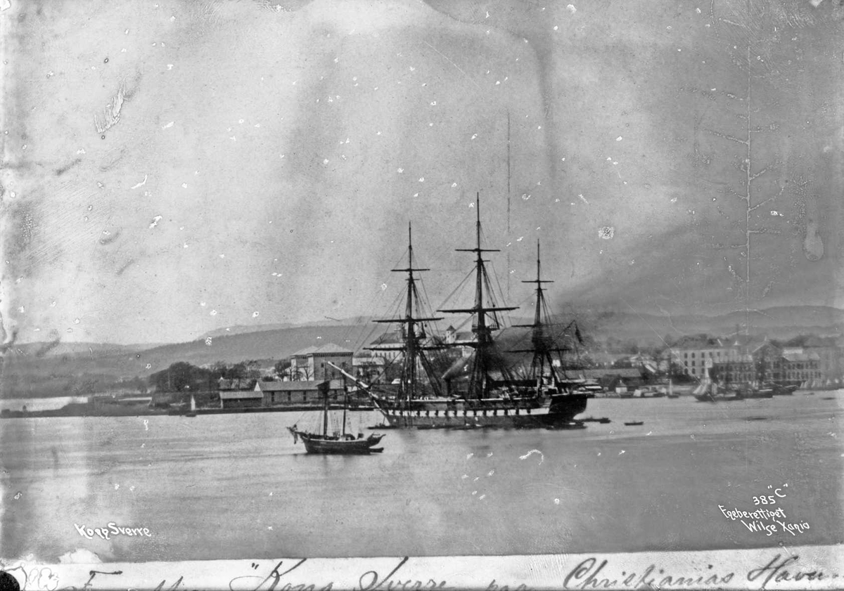Anders Beer Wilse, Kong Sverre (b. 1860, Karljohansvern Verft. Horten), marinens fregatt