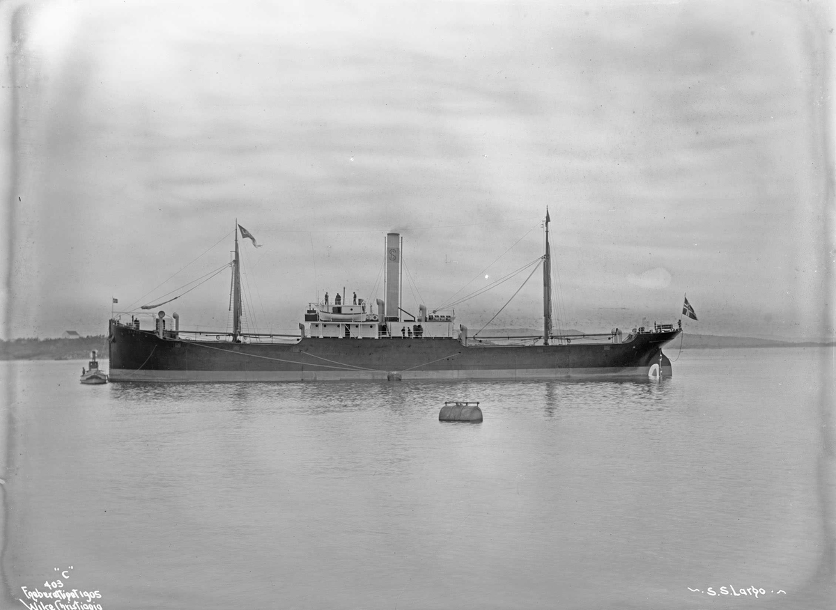 Anders Beer Wilse, D/S Largo (b. 1905, Nylands Verksted, Christiania)