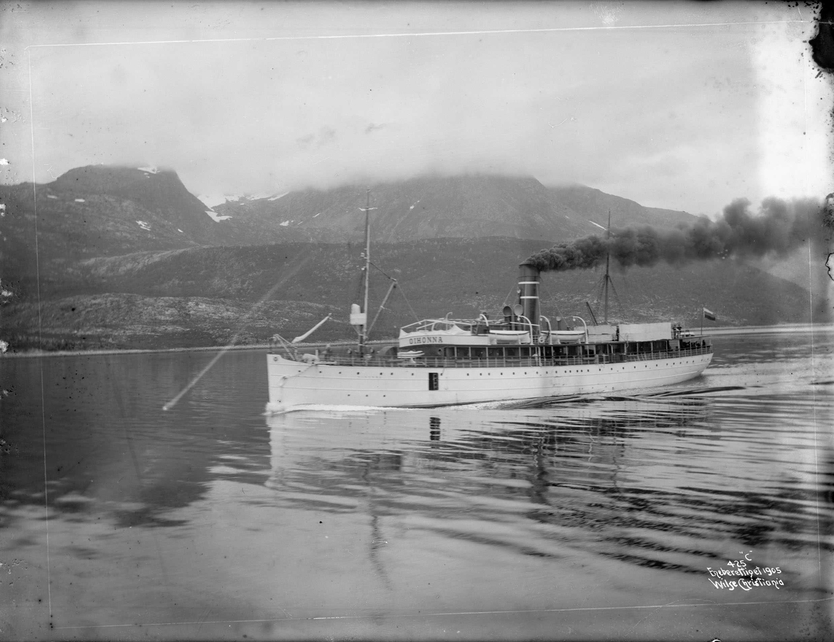 Anders Beer Wilse, Oihonna (b. 1898, Gourlay, Bros. & Co, Dundee), finsk turistskip