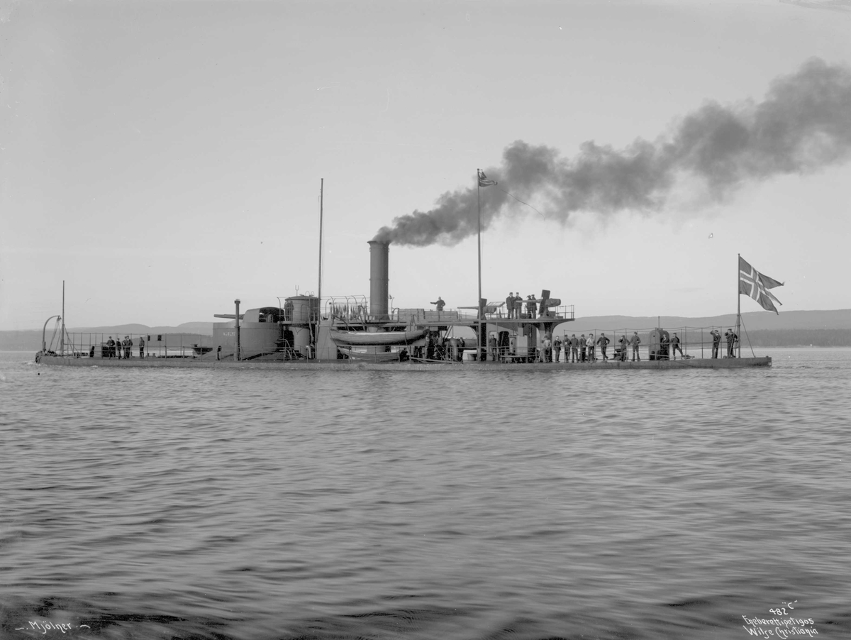 Anders Beer Wilse, Monitor Mjølner (b. 1868, Motala Verft, Norrkøping)