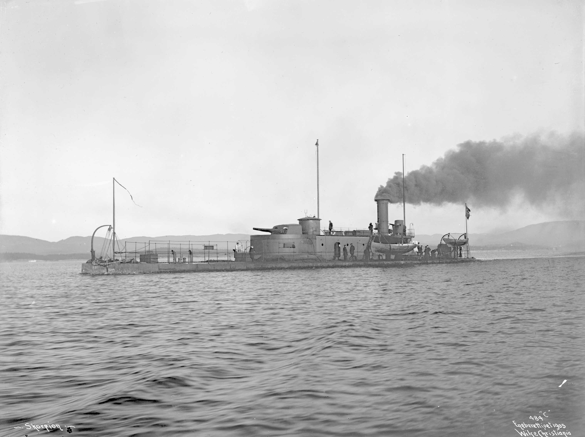 Anders Beer Wilse, Monitor Scorpionen (b. 1866, Karljohansvern Verft, Horten)