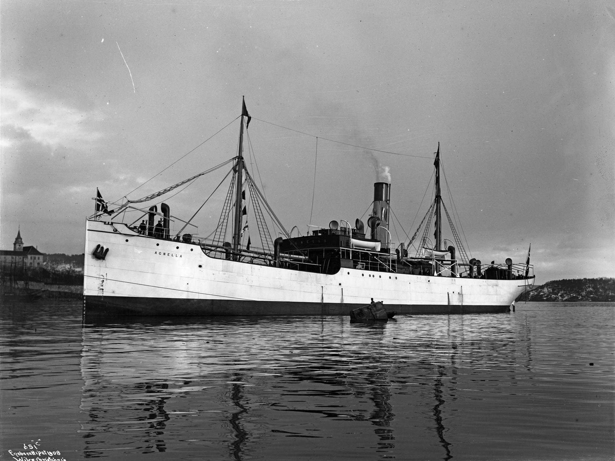 Anders Beer Wilse, D/S Agnella (b. 1908, Akers Mekaniske Verksted, Christiania)