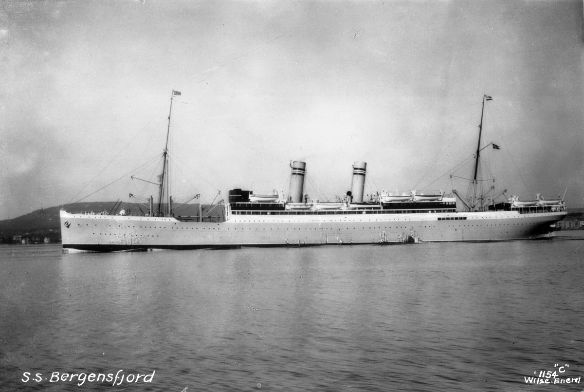 Anders Beer Wilse, Bergensfjord (b. 1913, Cammel, Laird & Co., Birkenhead)
