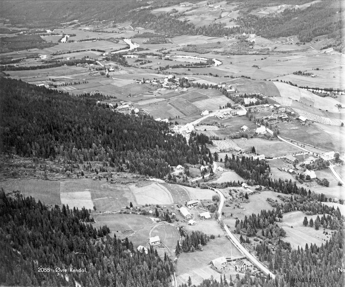 Widerøes Flyveselskap A/S, Oversikt over Øvre Rendal.