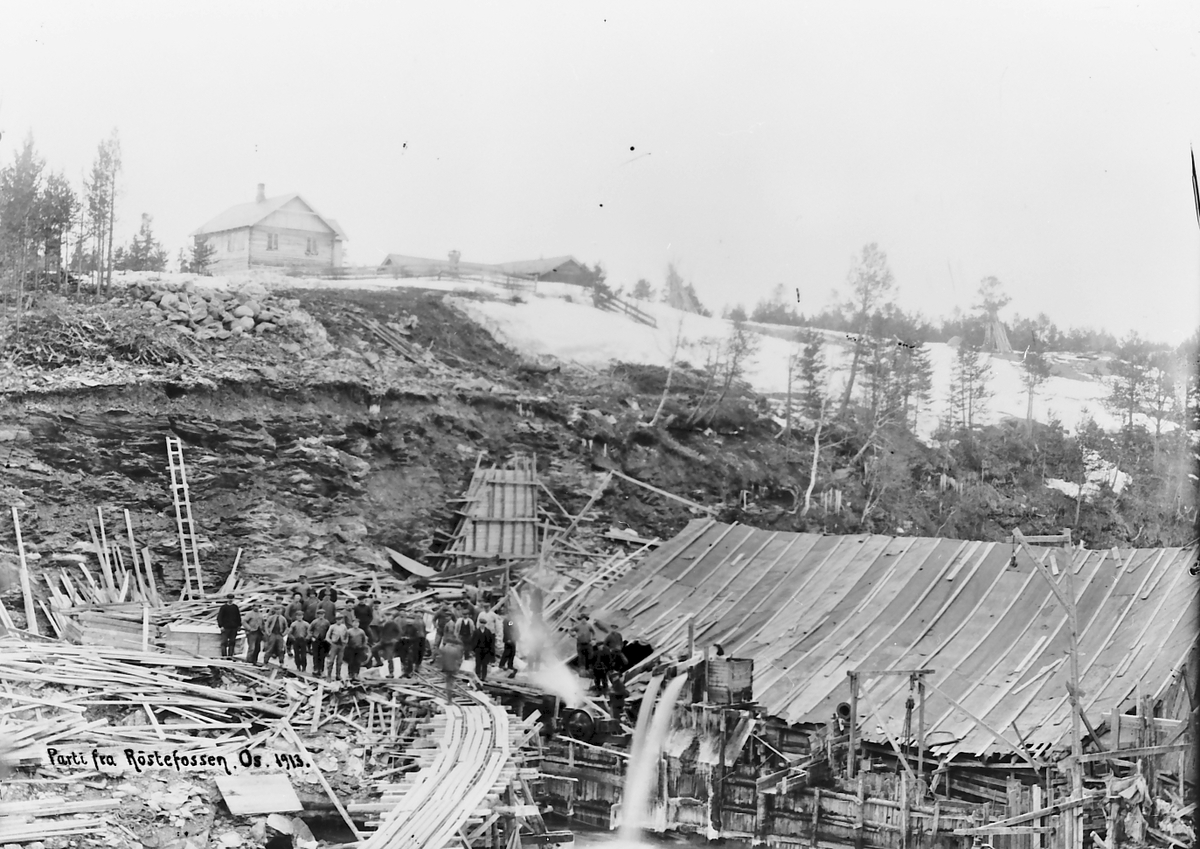 Peder J. Bredalslien, Røstefossen i Os