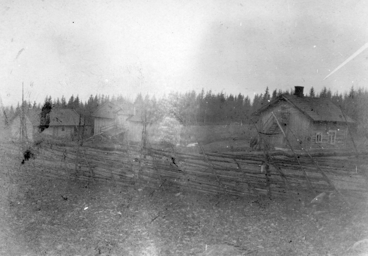 Ukjent, Tomterødegarden (60/10). Nikolai Børresen og Oline Lukasd. Forpaktet Tomterødegården fra ca 1910. Bilde fra ca 1917
