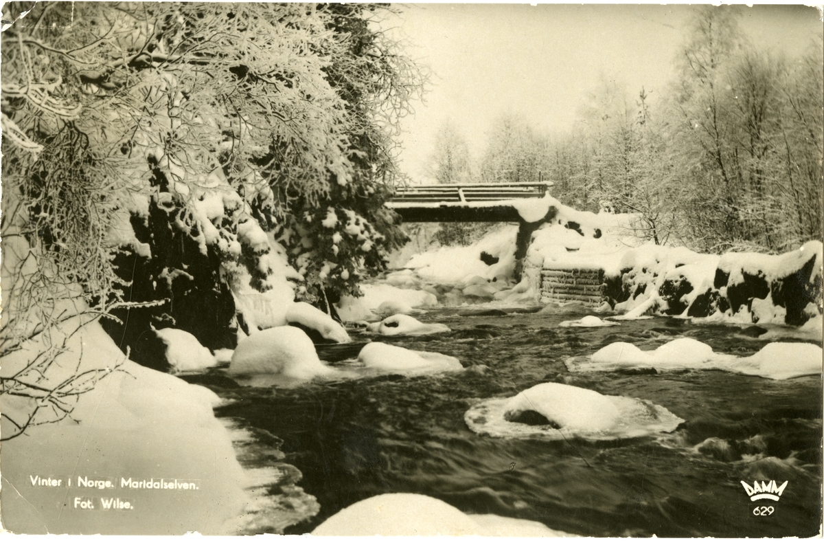 Anders Beer Wilse, Vinter i Norge. Maridalselven.