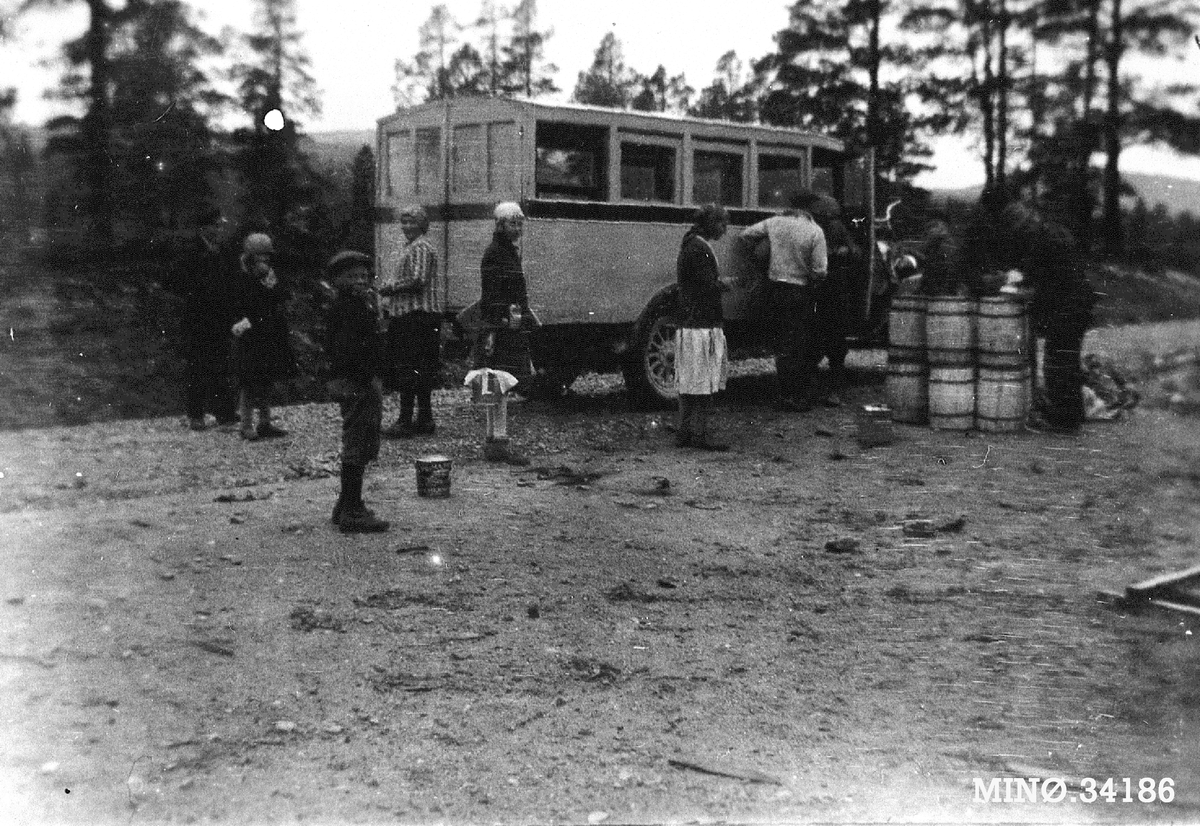 Ukjent, På busstur