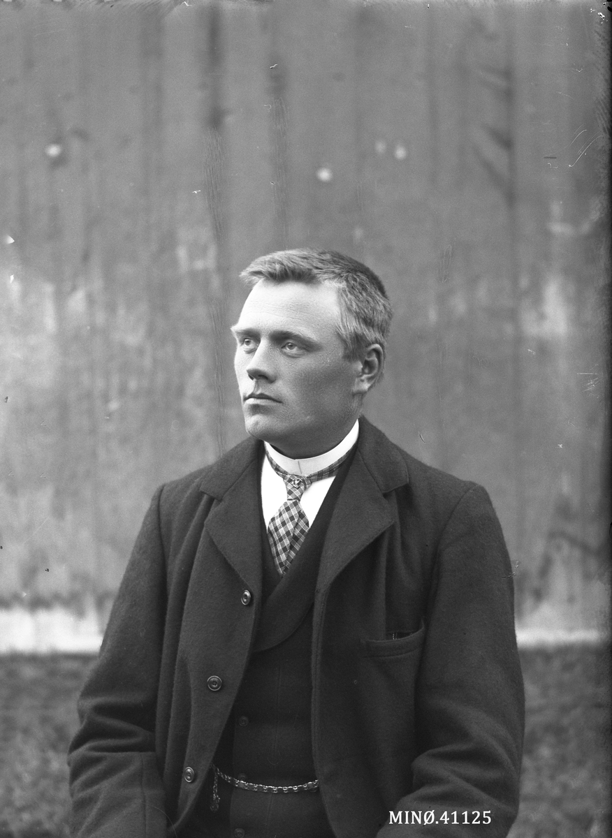 Oscar Holte, Portrett av mann. M. Tømmerøien