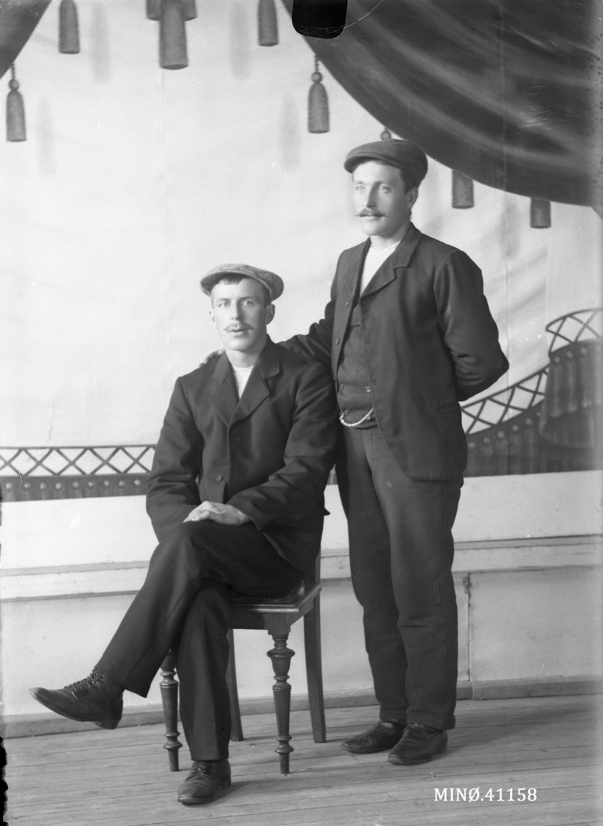 Oscar Holte, Portrett av mann