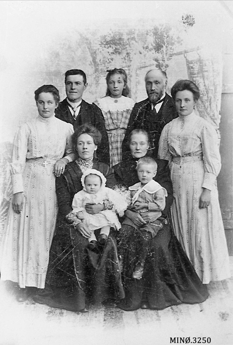 Henrik Augustinsson Stinessen, Familiebilde Nordstu Hokstad