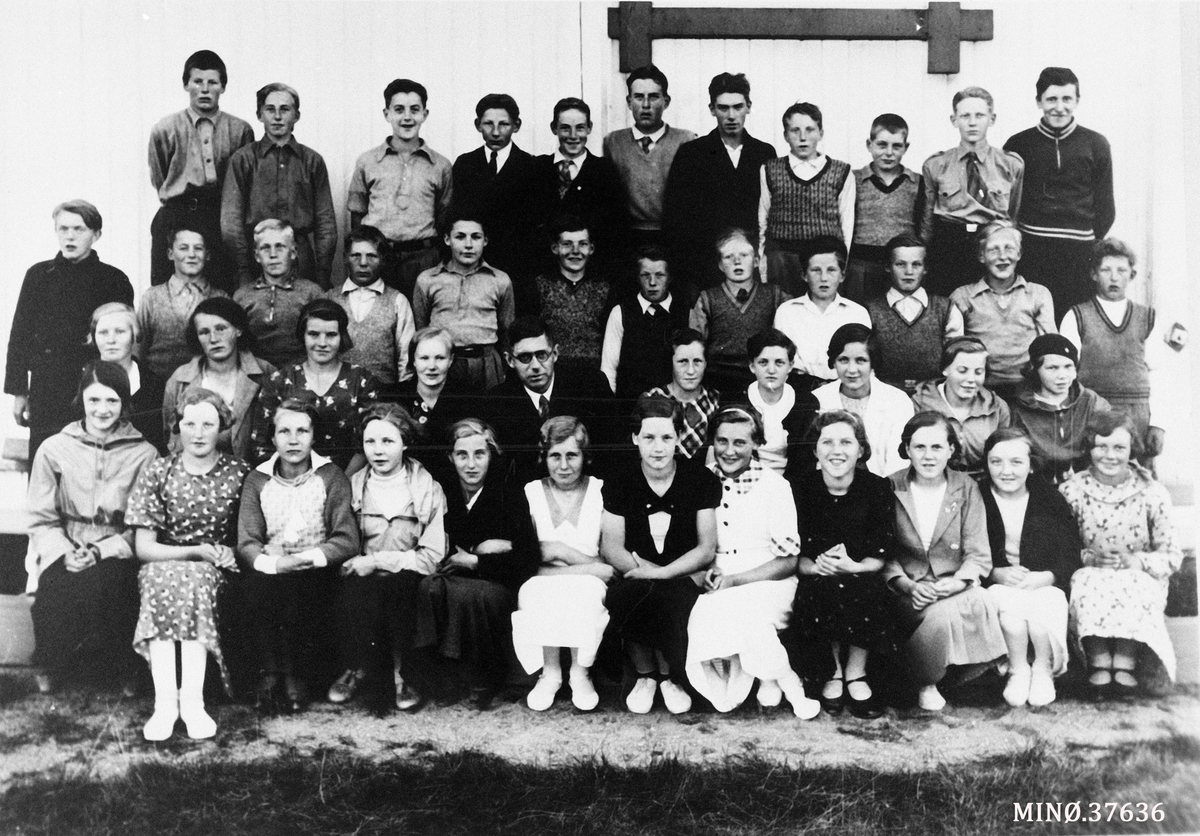 Ukjent, Konfirmanter Folldal 1936