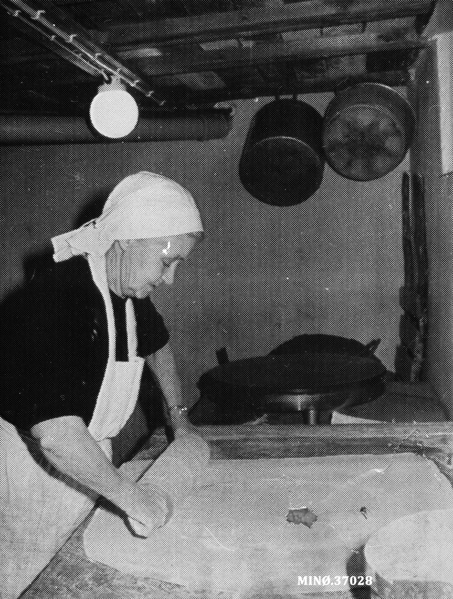 Ukjent, Baking på Sæther nordre - Alma Øibakken