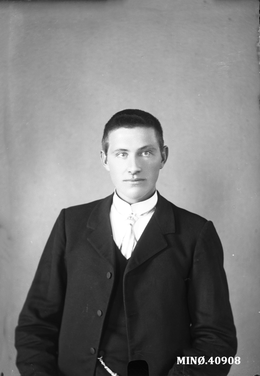 Oscar Holte, Portrett av mann - Lars Bihaug