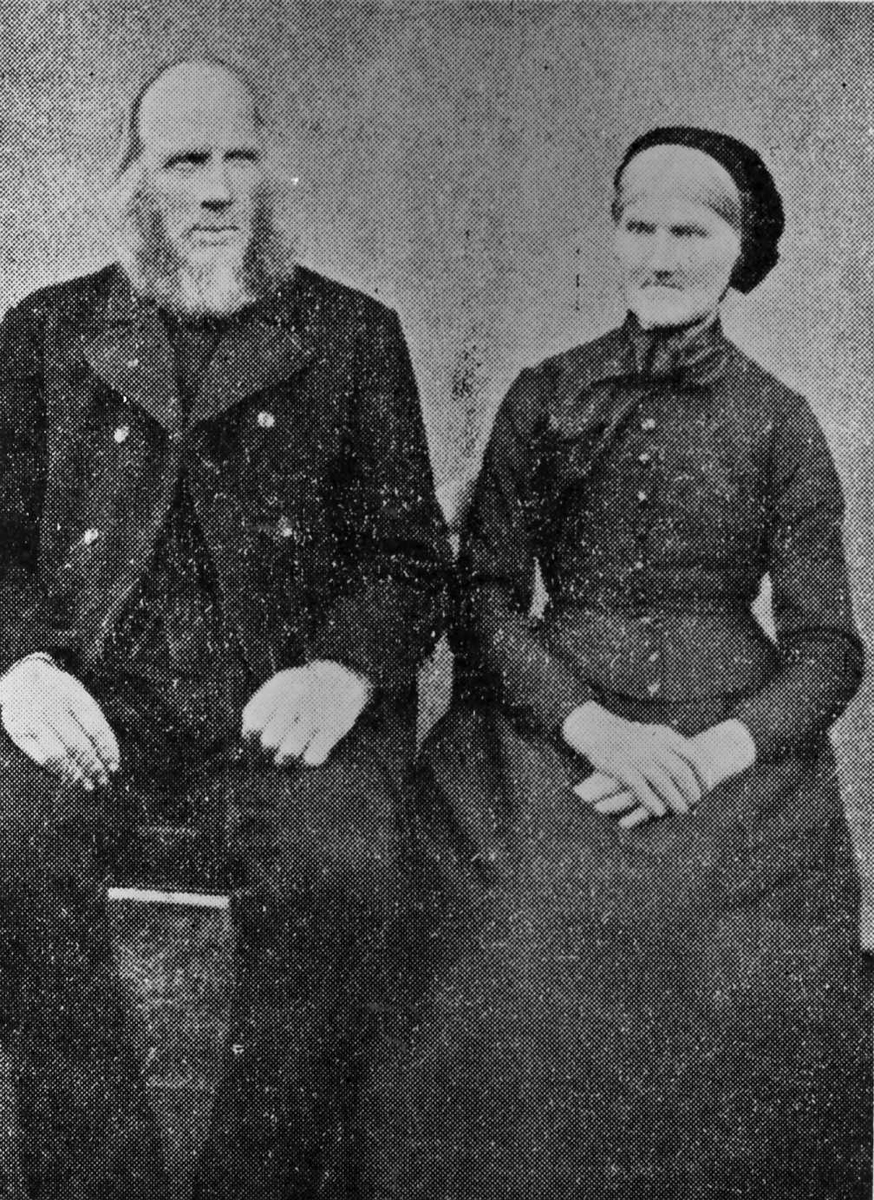 Rachel Haarseth, Ektepar, klær. Lars Pedersen Strømsør, Strømsli, med hustru