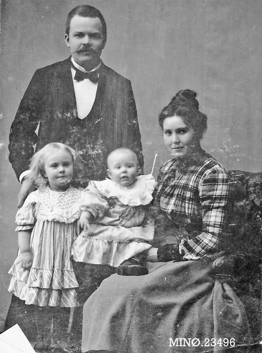 Iv. Olsen, Familiebilde - Henrik Grønn med familie