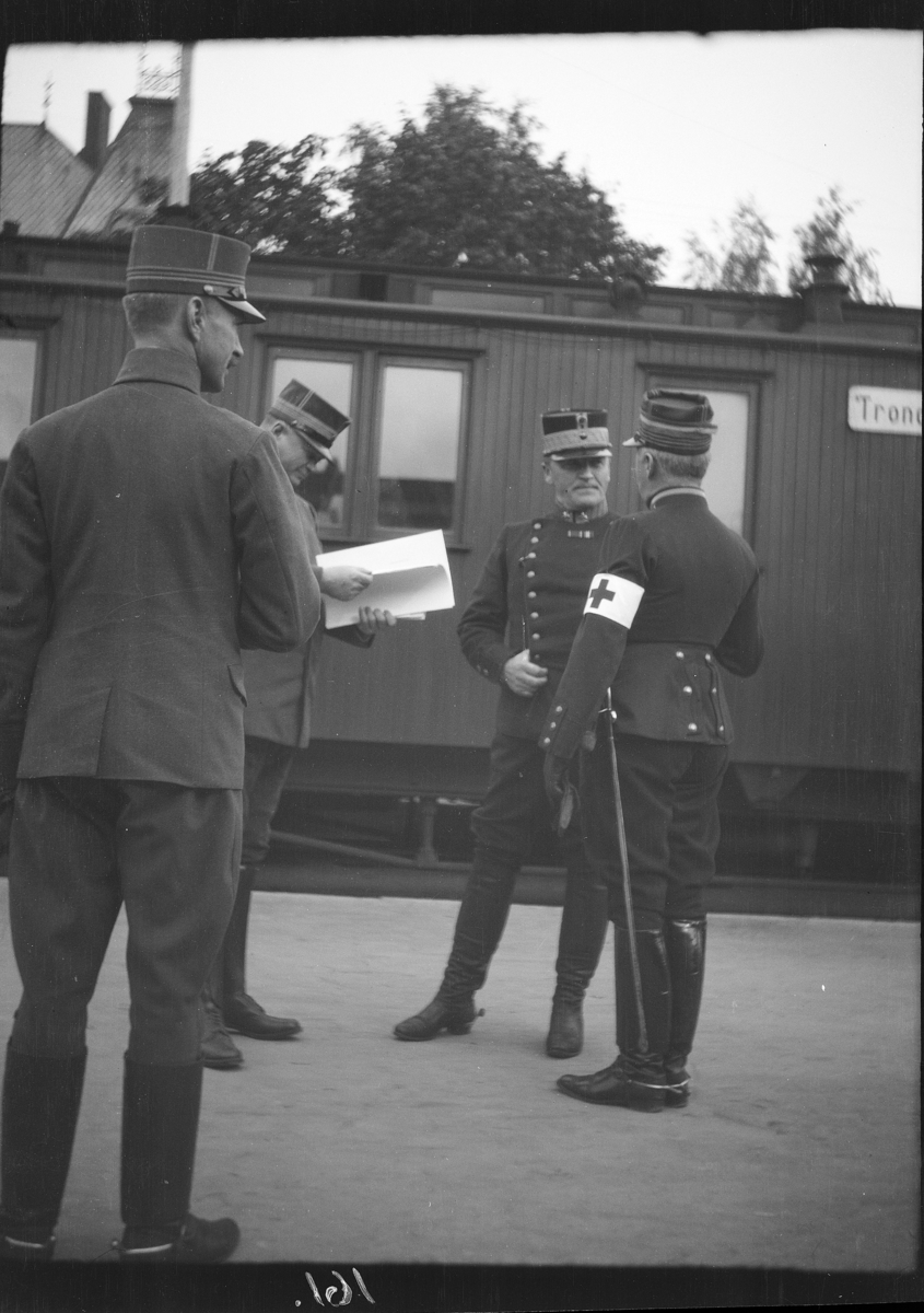 Karl Andreas Diesen, Hamar jernbanestasjon, feltmanøver 1912, Statsminister Jens Kristian Meinich Bratlie
