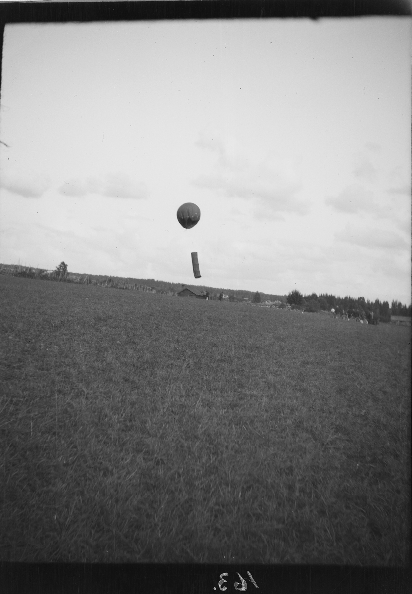 Karl Andreas Diesen, Feltmanøver, militærøvelse, signalballong,