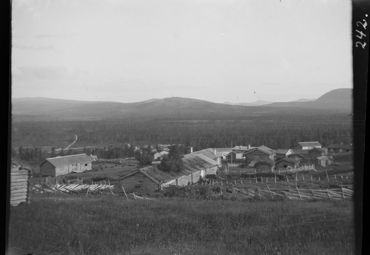 Karl Andreas Diesen, Skjerdingfjell, seterhus, skigard, landskap,