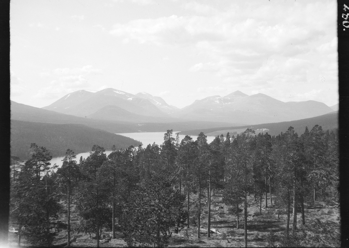 Karl Andreas Diesen, Atna, Atnasjøen, Rondane, landskap, utsikt.