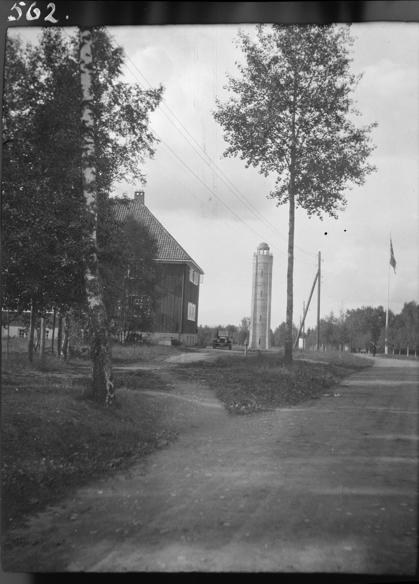 Karl Andreas Diesen, Trandum, militærleir, vakttårn.