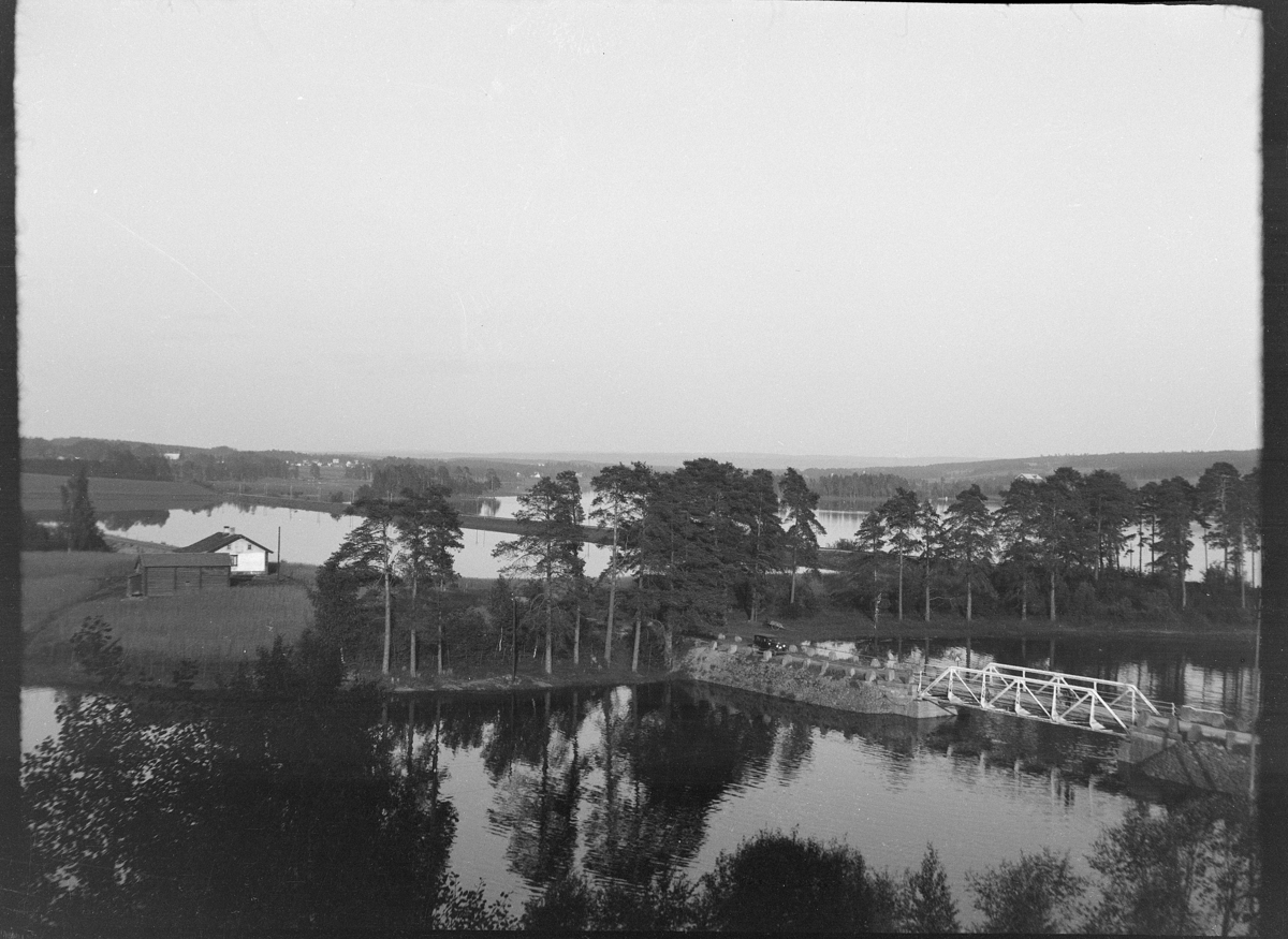 Karl Andreas Diesen, Åkersvika, Elvsholmen, Disenbrua, Mjøsa, flom, 1927.