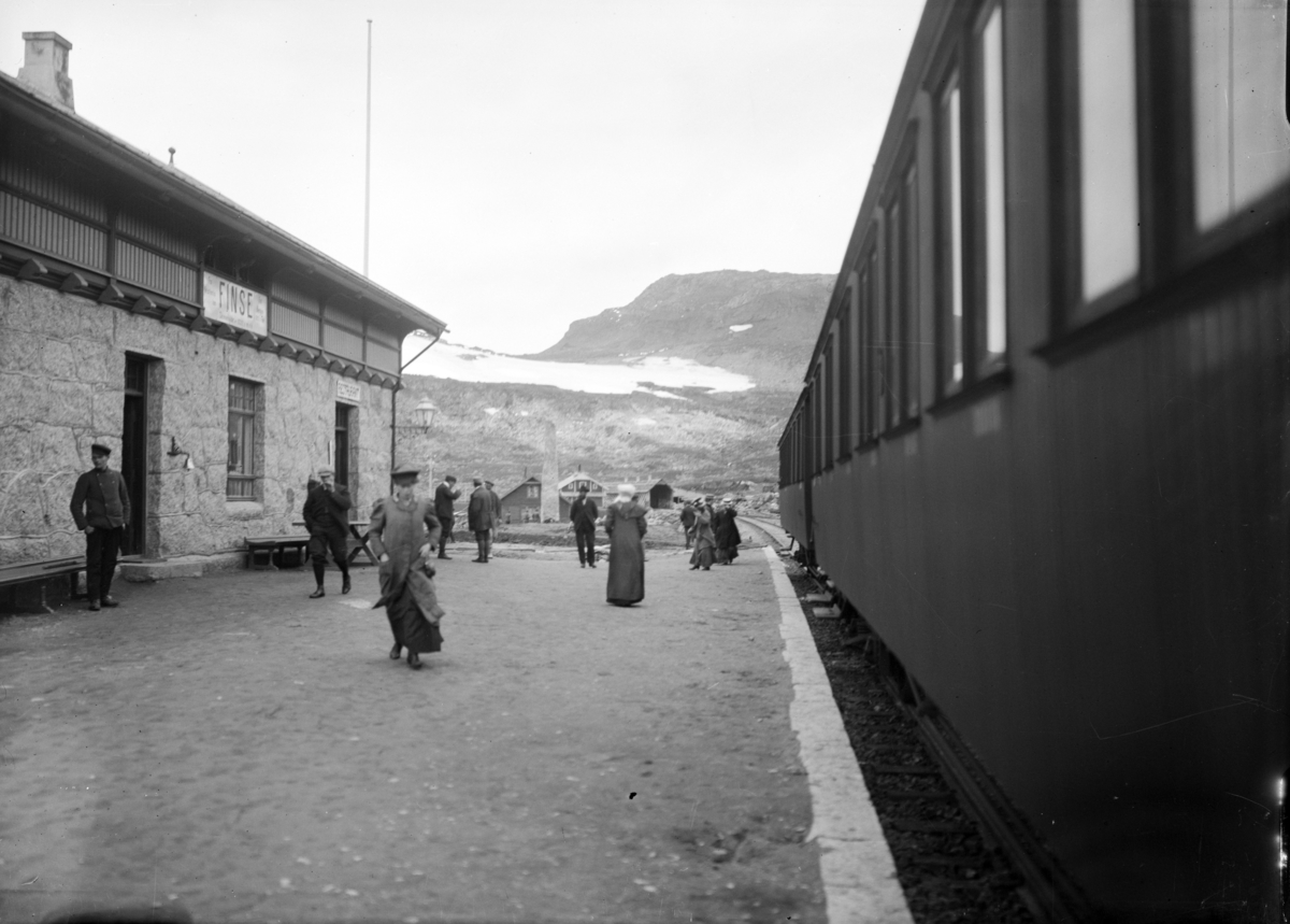 Otto W. F. Mejlænder, Finse jernbanestasjon, Bergensbanen.