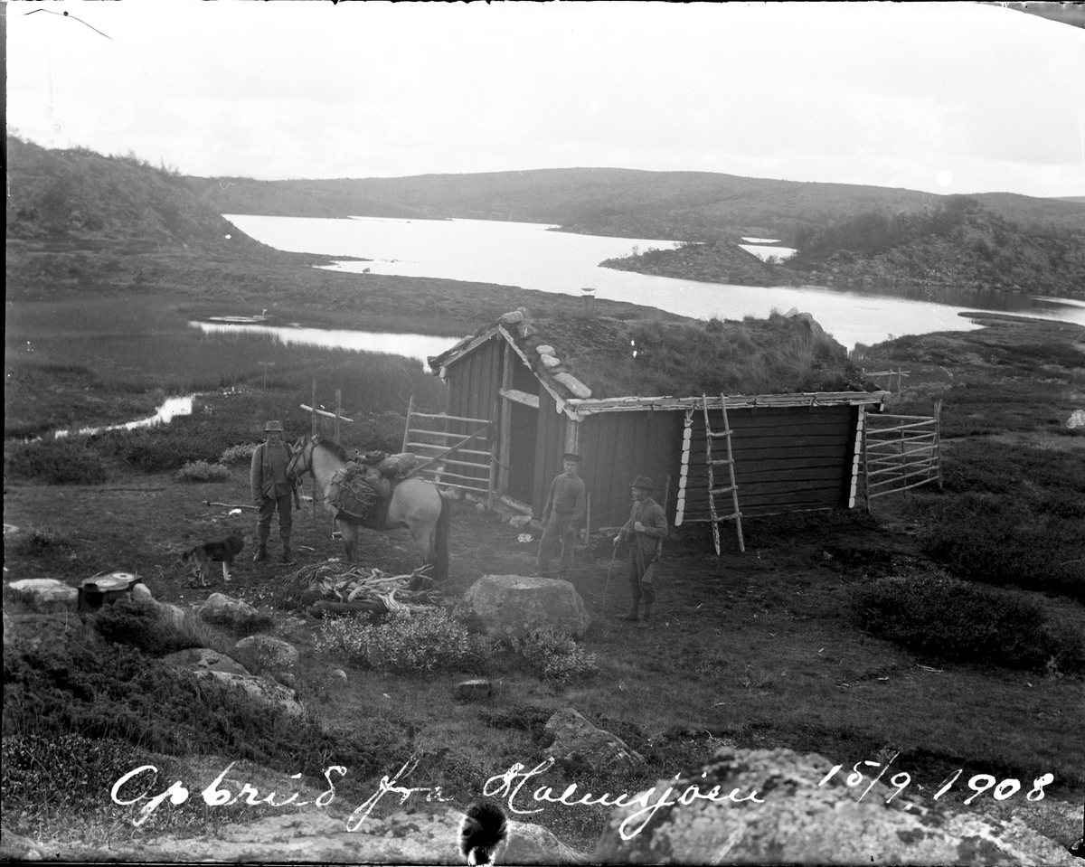 Anders O. Sørhuus, "Opbrud fra Holmsjøen 15/9-1908"
