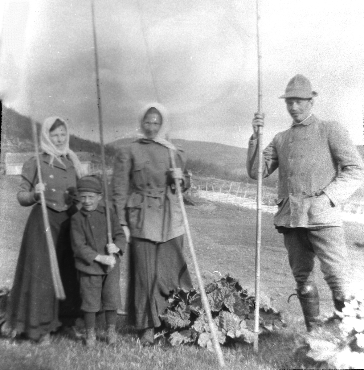 Anders O. Sørhuus, På fisketur