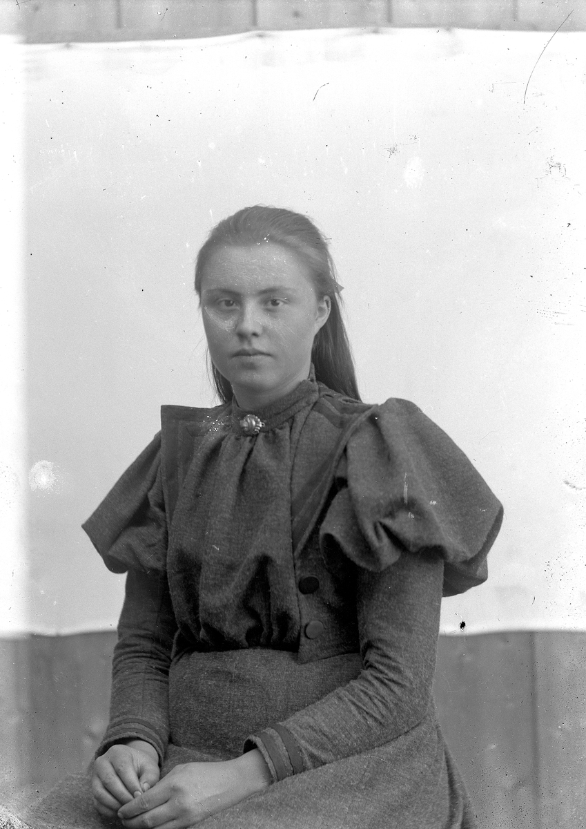 Jakob Jakobsen Engerdal, Ung jente, sitter.