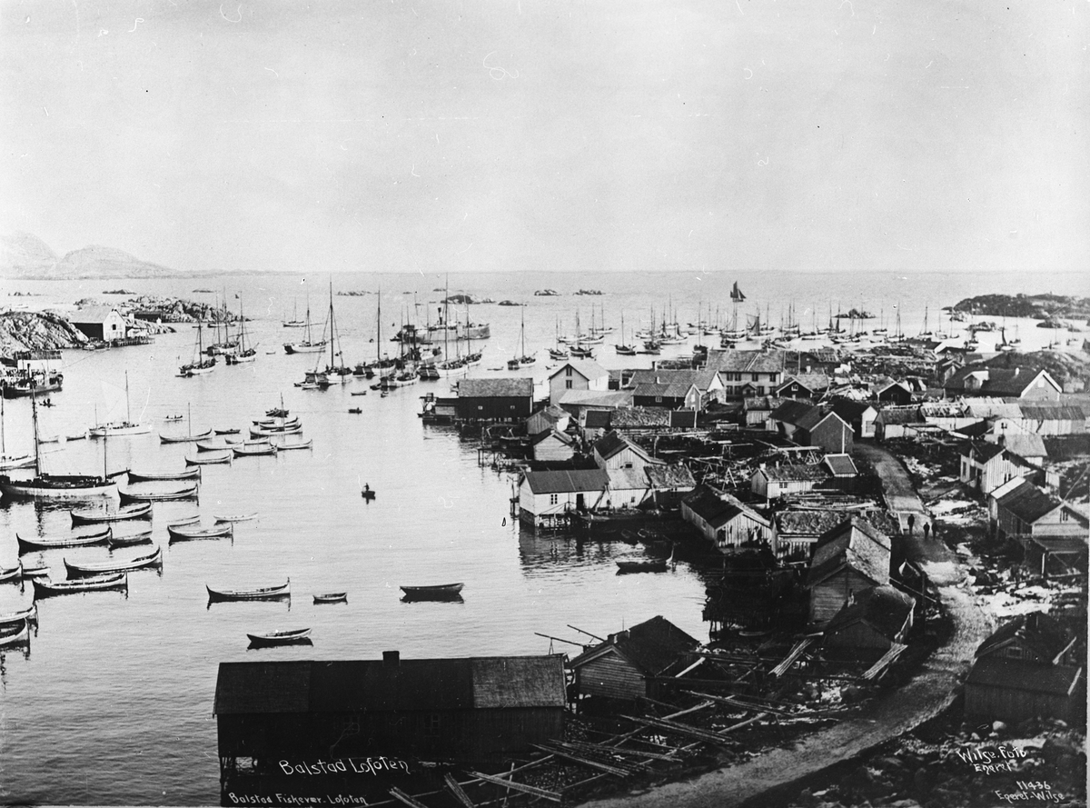 Anders Beer Wilse, Prot: Balstad - Havn Panorama