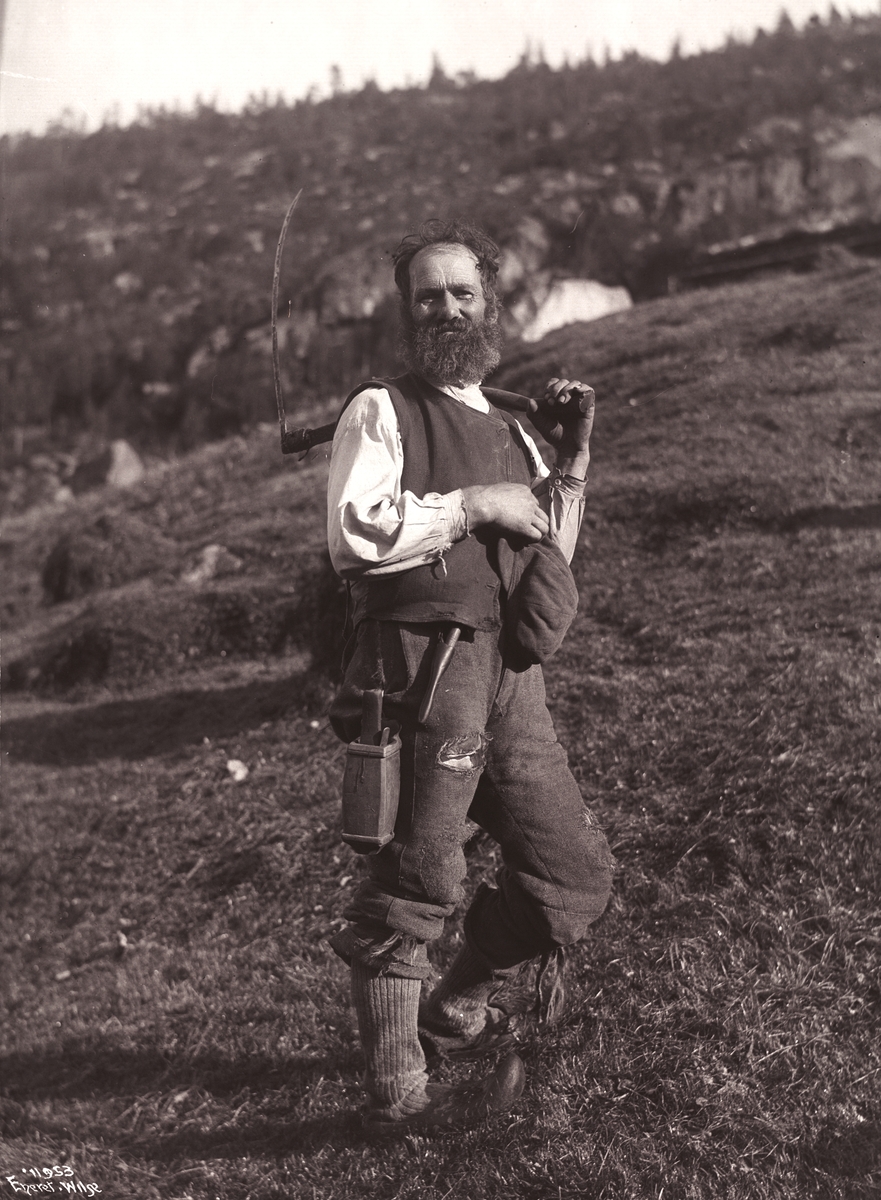 Anders Beer Wilse, Prot: Slaattekar - Telemarken 1910