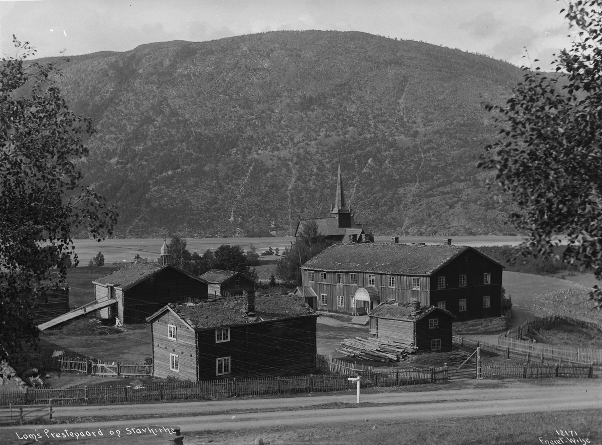 Anders Beer Wilse, Prot: Lom Stavkirke og Prestegaard 22/7 1910