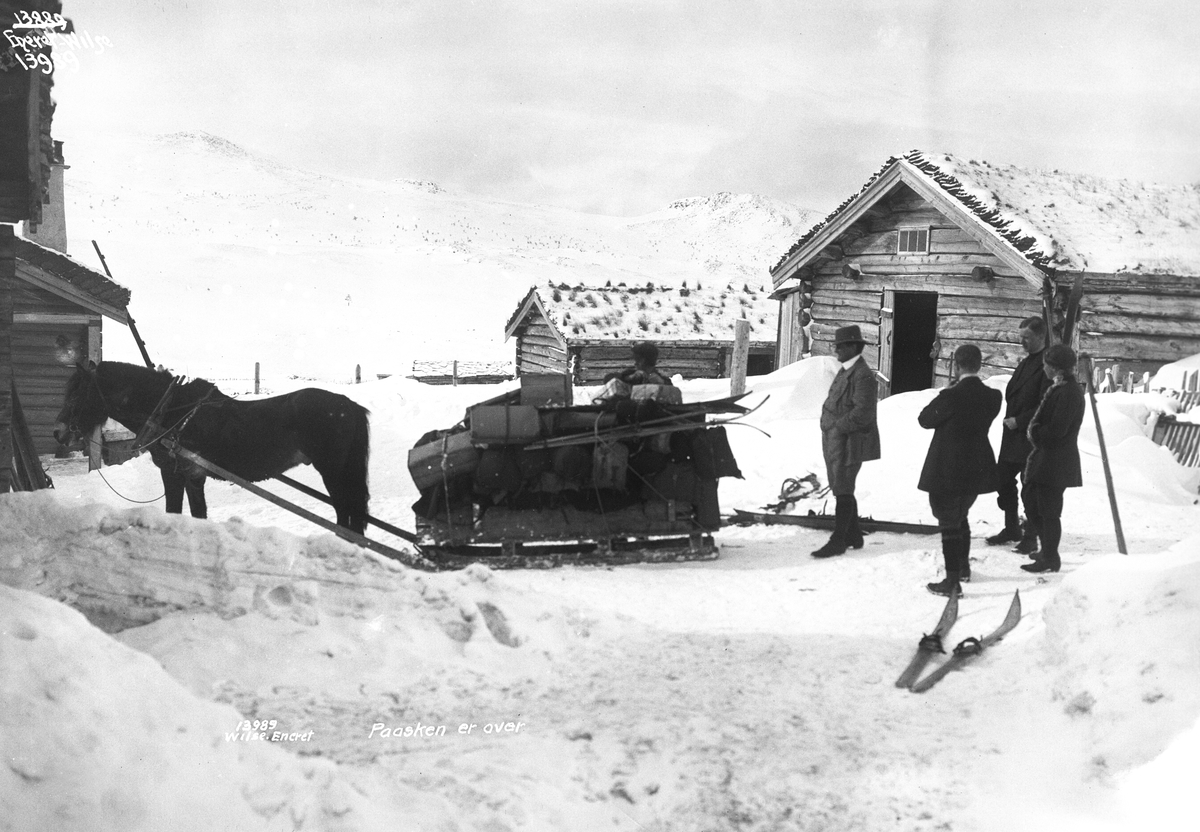 Anders Beer Wilse, Prot: Paasketur - Opprydning fra Høvringen