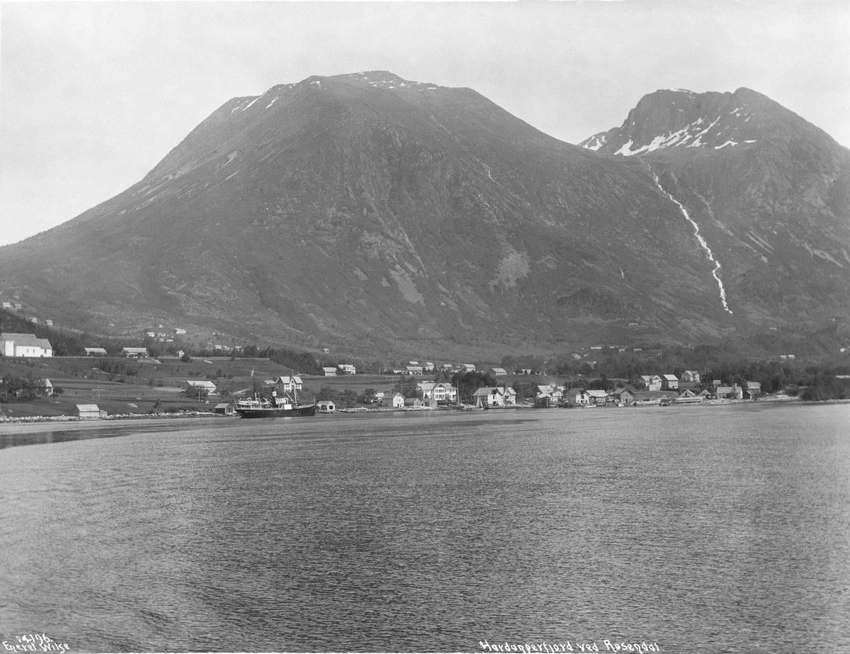 Anders Beer Wilse, Prot: Rosendal fra Fjorden