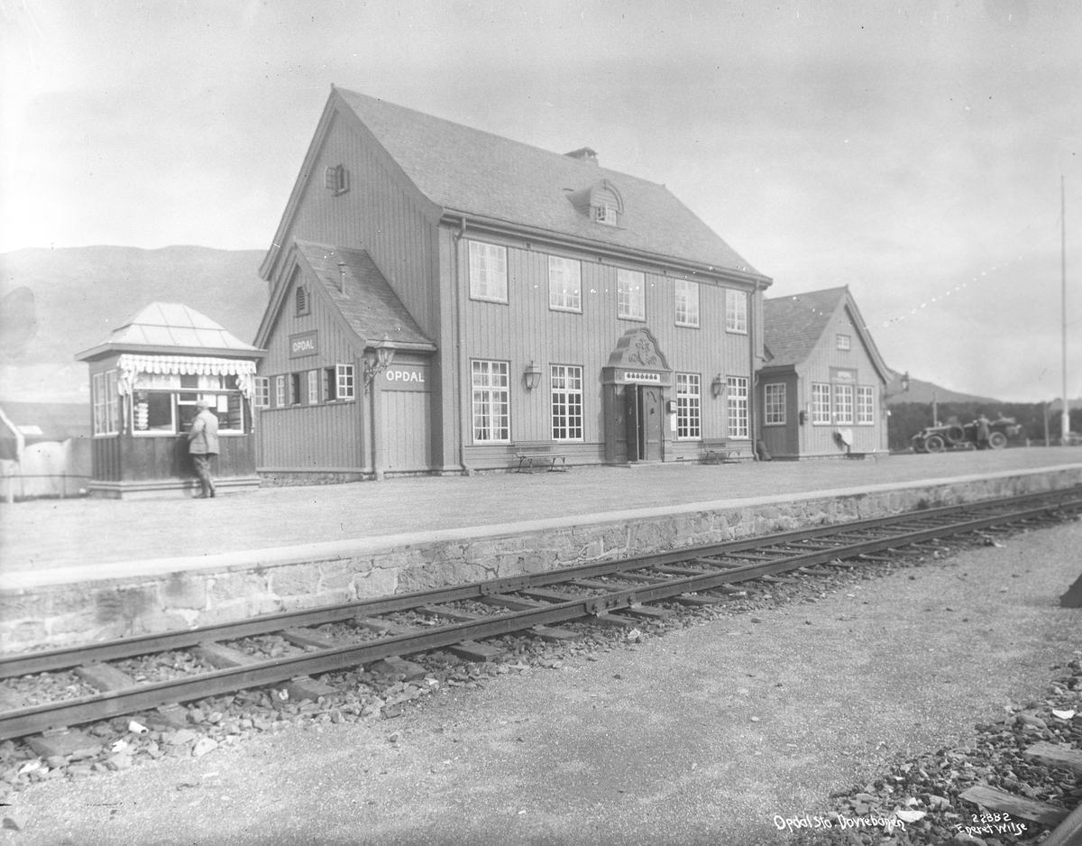 Anders Beer Wilse, Prot: Dovrebanen Opdal Station 7/8