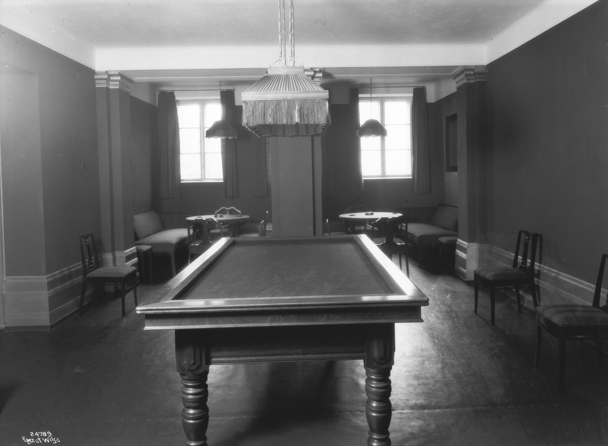 Anders Beer Wilse, Prot: Opdal - Opdal Turisthotel, Inter. Billard