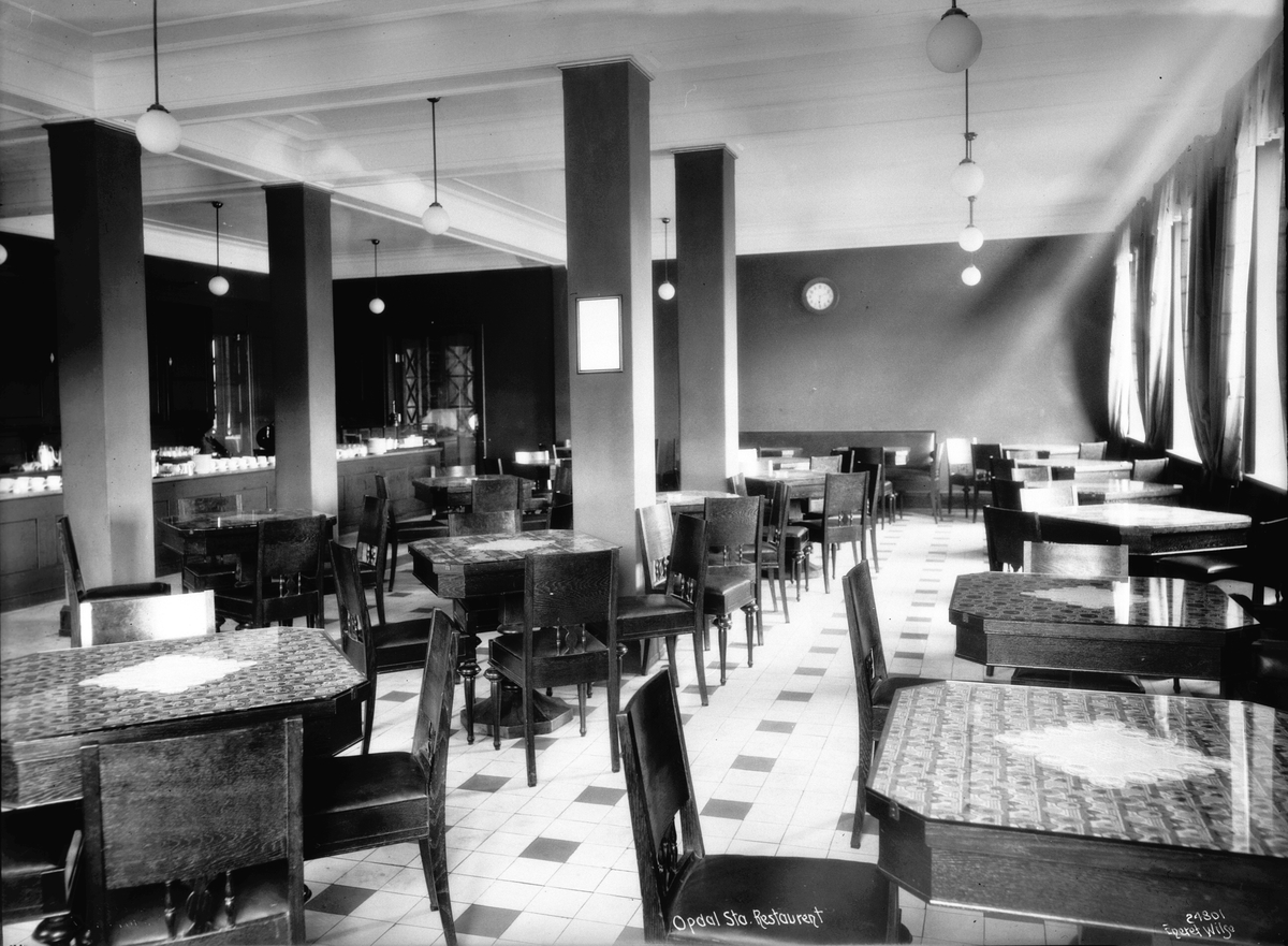 Anders Beer Wilse, Prot: Opdal - Opdal Turisthotel, Restaurenten